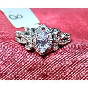 8 Marq Ring sterling silver